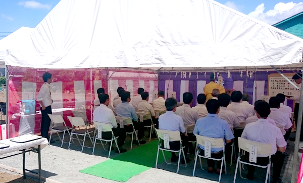 川崎市 株式会社S様 新社屋 地鎮祭