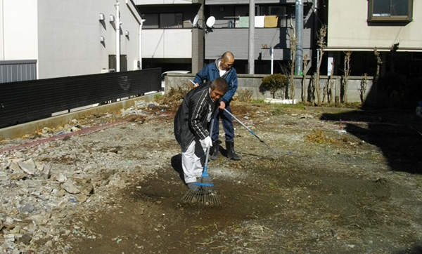 簡易整地.3